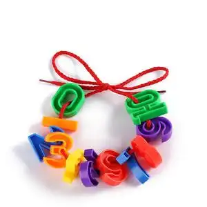 塑料数字串珠玩具