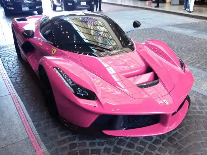 骚粉色法拉利laferrari0202太美啦