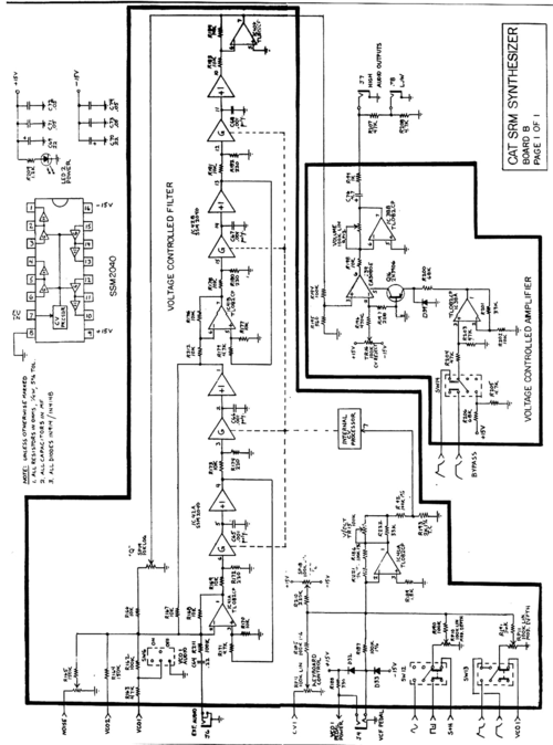 e-music diy schematics archive : synthesizers