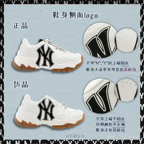 【真假对比】mlb老爹鞋鉴别常识