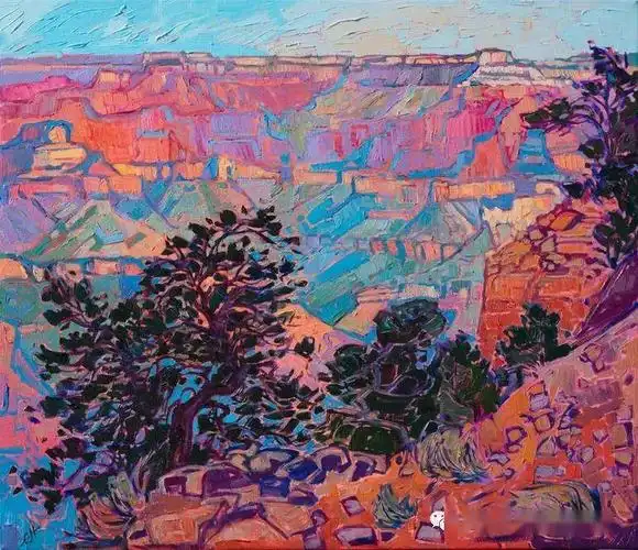 大众艺术网从小就渴望冒险和热爱艺术美国开放印象主义画家艾琳汉森