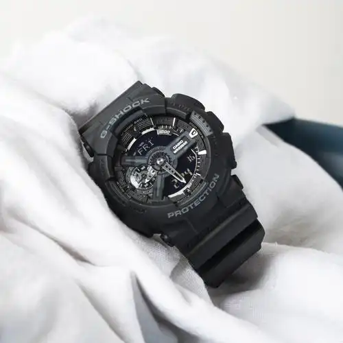 卡西欧手表男黑金