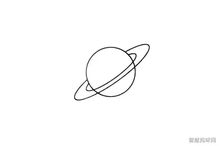 火星简笔画的画法