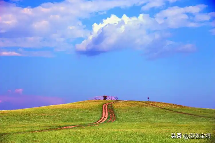 天堂草原,呼伦贝尔大草原,蓝天白云赏析