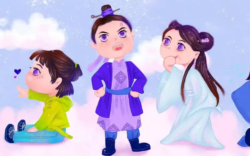 【杨紫】ps插图紫妹可爱板绘/亲爱的佟年/白夭夭/香蜜锦觅/战长沙