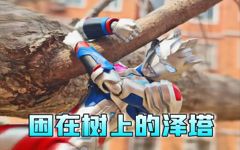 泽塔奥特曼被困在了树上vv