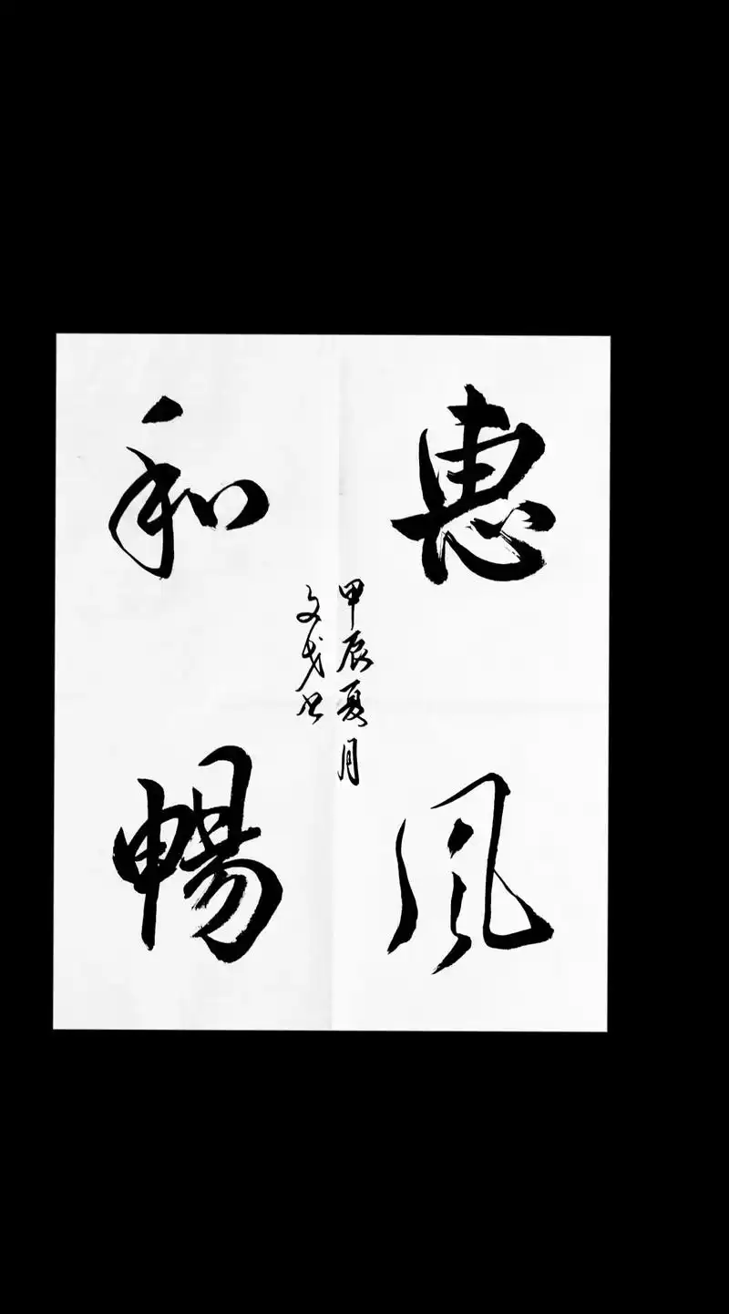 原创书法作品 #与君共勉 - 抖音