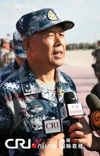 空军副参谋长张建平少将中国空军经得起考验