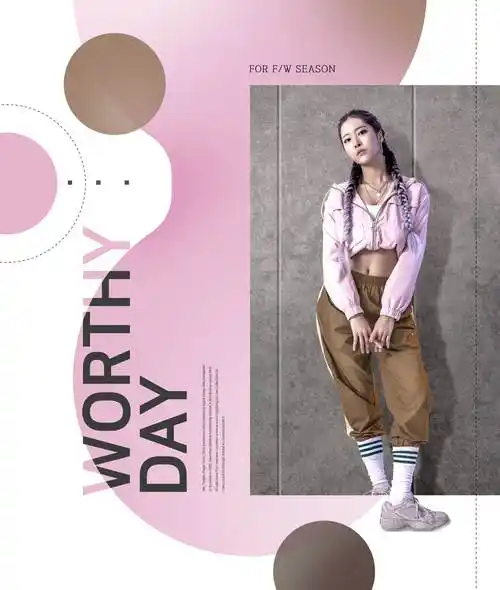 嘻哈服装宣传推广海报设计模板设计素材模板