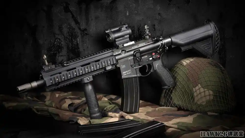黑克勒-科赫公布最新广告照片 hk416f-c短步枪引人瞩目