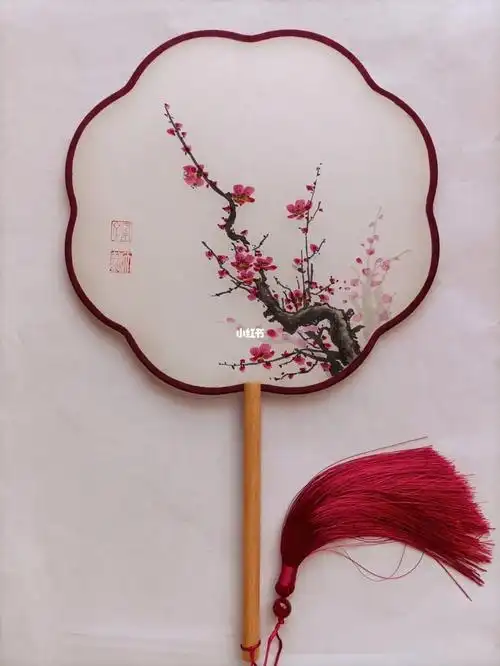 国画团扇·梅花