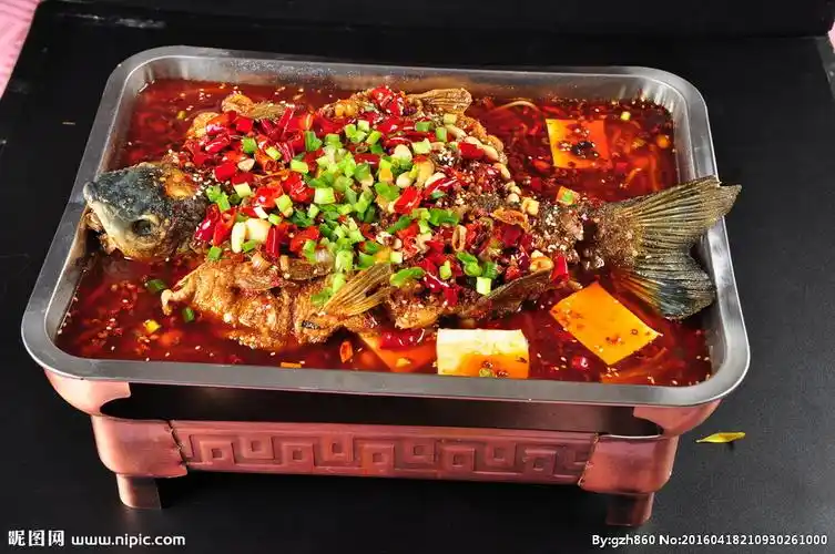 香辣烤鱼图片