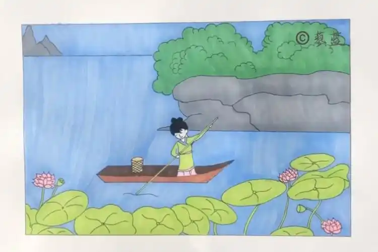 97【诗配画·采莲曲】