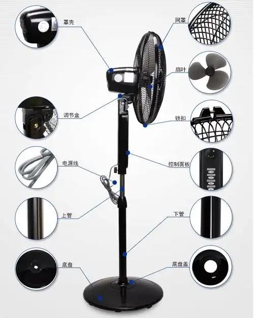 格力(gree)fd-4010b 遥控落地扇/电风扇