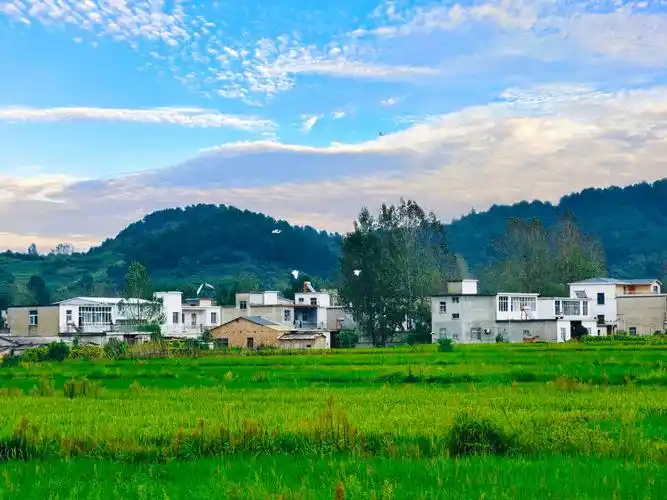 新县大别山乡村