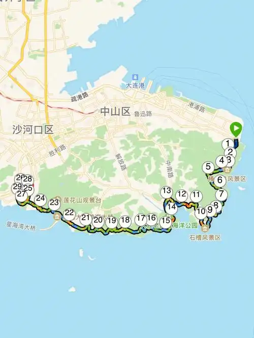 大连滨海路通关走一波