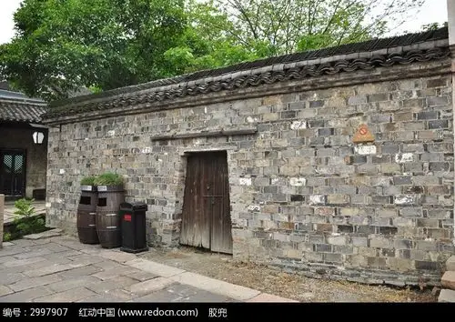 古代庭院墙壁高清图片下载_红动中国