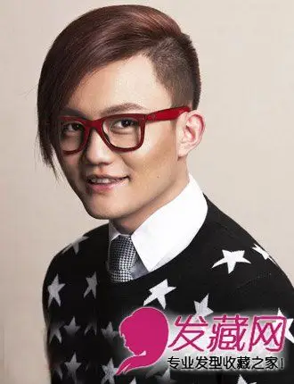 【图】朋克斜刘海发型 斜刘海玩转时尚夏季(2)_男生烫发发型_发藏网