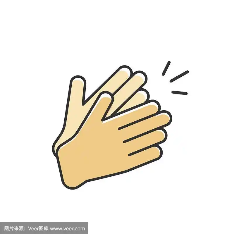 鼓掌欢迎,矢量,计算机图标,绘画插图,符号