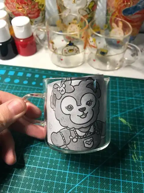 手绘玻璃画教程