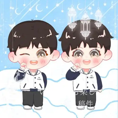 全身客稿展示宋亚轩刘耀文