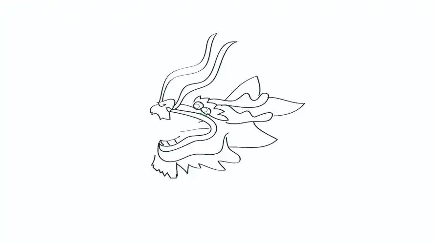 龙头怎么画