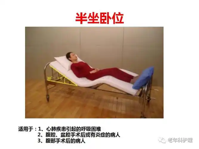 原创失能半失能老人变换卧位护理