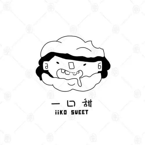 9890logo手绘设计|脆泡芙