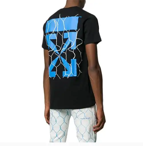 【包税】off white/off white 男装 服装 棉质logo图案印花圆领宽松