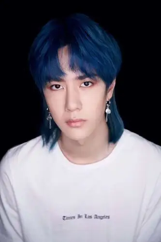 王一博雾霾蓝发型-王一博灰蓝色发型