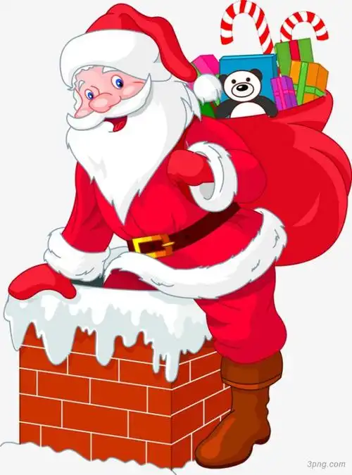 钻烟囱的圣诞老人