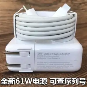 苹果61w充电器13寸电脑macbook pro type-c电源适配器a1706 a1708