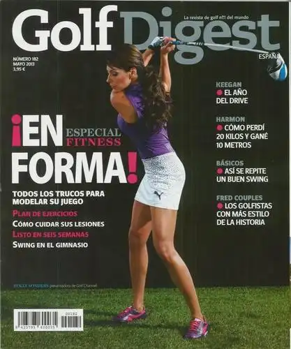 她还被高尔夫球网评选成了当年的 "最美高尔夫女人",登上了《体育画报