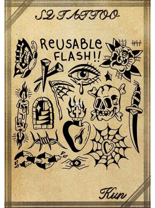 oldschool拼接花臂欧美拼接花臂昆明纹身