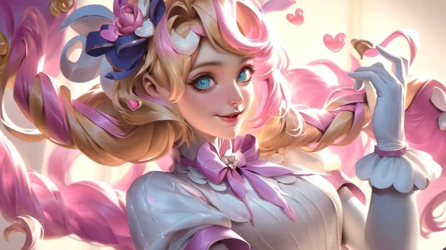 英雄联盟系列22|灵罗娃娃格温 好可爱呀!