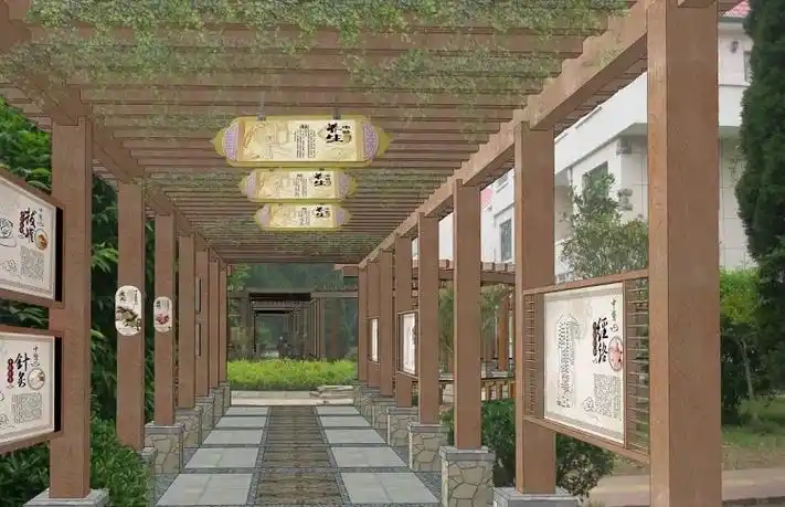 河南校园长廊设计-多种多样的长廊风格打造_永仲文化-站酷zcool