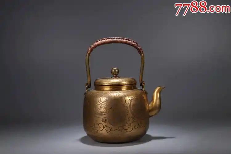 旧藏铜茶壶