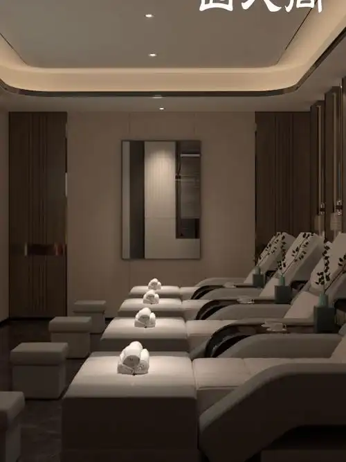 足道养生会所四人足浴房设计效果赏析