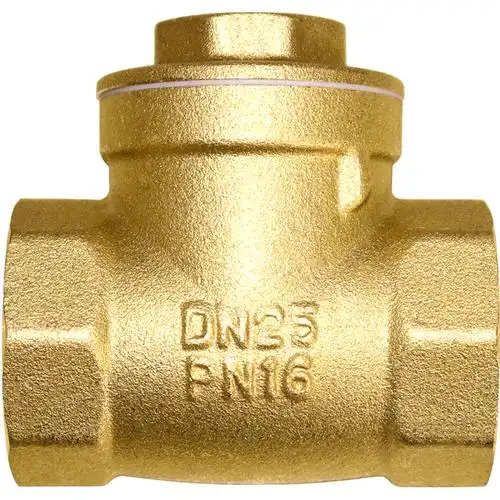 永亨全铜止回阀丝扣家用防空转dn15返水止逆阀4分20单向阀门开关