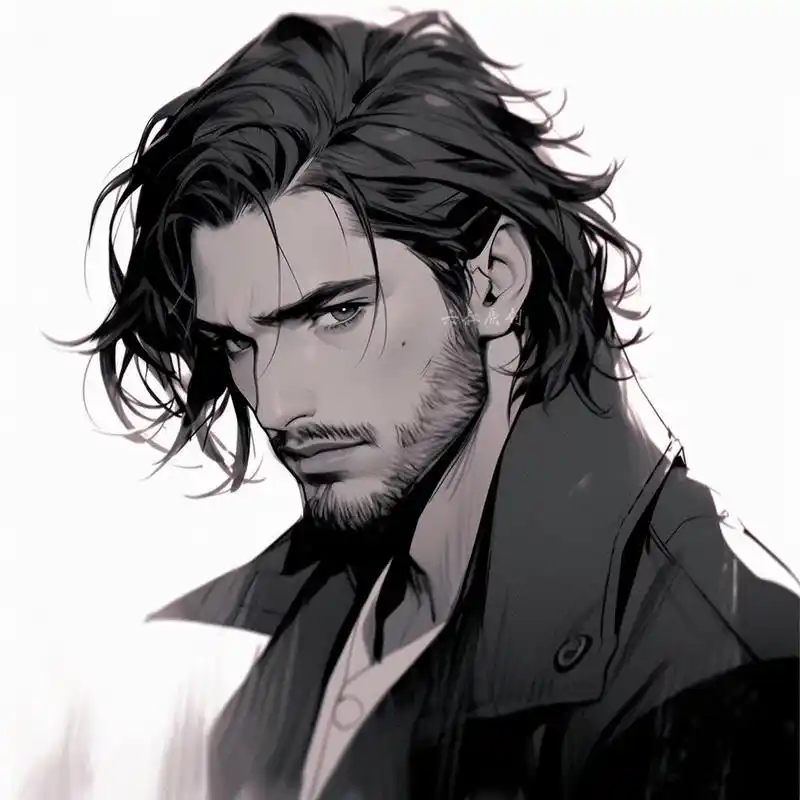 魅力男头像丨胡茬丨男人味