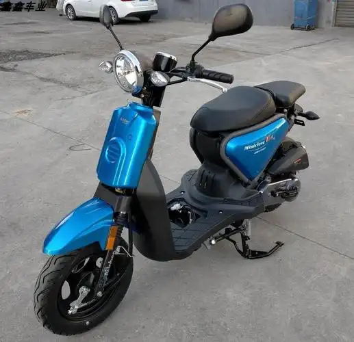 国四电喷50cc燃油助力轻便摩托车踏板车钓鱼车外卖车 能上牌