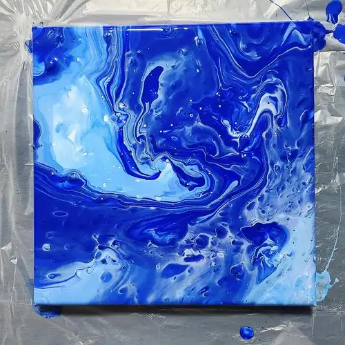 蓝色海洋流体画|纯艺术|绘画|z53748308 - 原创作品 - 站酷 (zcool)