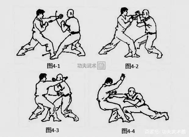 八极拳散手经典格斗招式,寸截寸拿,硬打硬开,凶狠无比