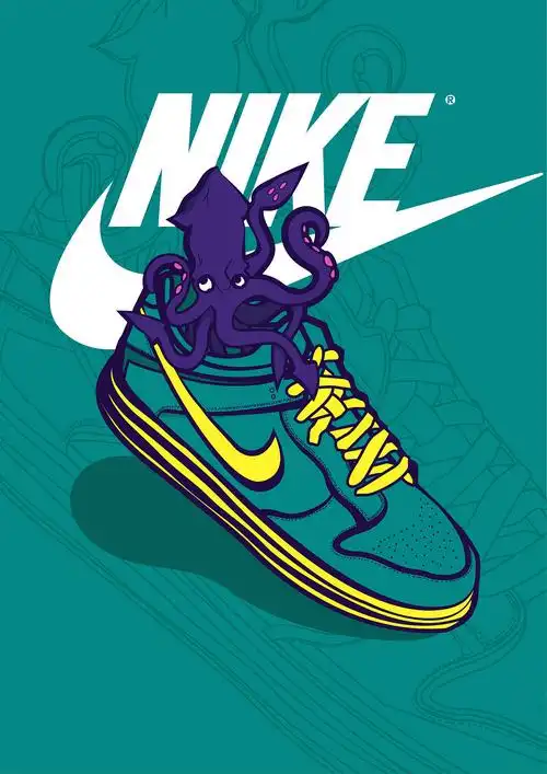 nike 涂鸦|插画|新锐潮流插画|首席搬砖大师 - 原创作品 - 站酷