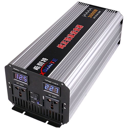 纯正正弦波逆变器12v24v48v220v车载家用大功率3000w电瓶逆变器