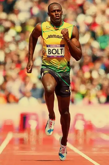 百米冲刺短跑是一场全力以赴的竞赛