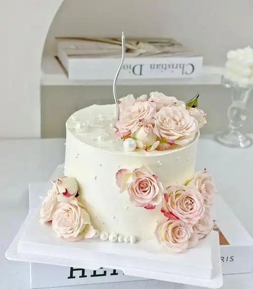 玫瑰花漾 鲜花生日蛋糕