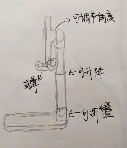 学做结构设计——手机支架结构设计