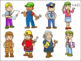 职业人物矢量素材