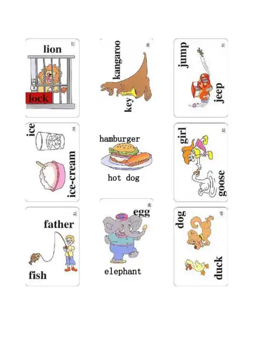 小学英语单词三年级下册卡片整理.docx 15页